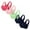 Watermelon Red,Pink,Green,2*Navy, variant on qolati 5 Pack Women Wireless Bras Wirefree Bra Plus Size Ultra-thin Bra Sports Bra Full Cup Bra Comfort Sports Bra Underwear