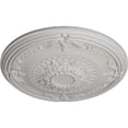 thumbnail image 3 of Ekena Millwork 26 1/4"OD x 3 1/4"P Athens Ceiling Medallion (Fits Canopies up to 3 5/8"), Hand-Painted Ultra Pure White, 3 of 5