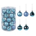 thumbnail image 3 of 34 piezas de bolas de adornos navideños de 4 cm para árbol de Navidad, bolas colgantes para decoración navideña, decoración para el hogar, Navidad 2024, decoración de Navidad, 3 of 5