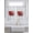 Red, variant on Valentine's Day Living Room Curtains 2 Panel, Red Love Gift Box Abstract Dots Stripes Cafe Window Treatment, Farmhouse Bedroom Bathroom Kitchen Curtains Drapes 104"x45"
