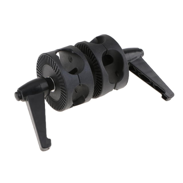 Adaptador de Soporte de Luz de Abrazadera de Agarre Brazo Dual 16 Mm 22 Mm perfke Adaptador de soporte de soporte de luz