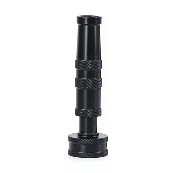 Restmo Heavy Duty Garden Hose Nozzle, High Pressure Water Hose Sprayer with Black Rust-Resistant Coating, Adjustable Sprayer for Watering Plants, Car Washing, Patio & Yard Cleaning