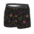 thumbnail image 2 of Fotbe Heart and Stars Men’s Total Support Pouch Boxer Briefs, X-Temp Cooling, Moisture-Wicking Underwear, Regular, Long-leg and Trunk-Small, 2 of 9