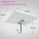 thumbnail image 2 of 30Pcs Ganchos de Pared Autoadhesivos Gancho de Pared - Ganchos Adhesivos Transparentes, Ganchos de M multicolor, 2 of 9