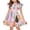 Green, variant on Grblisyd Girl Christmas Dress Little Kids Cute Flutter Sleeve A-Line Flowy Beach Dresses Fashion Casual Midi Sundress