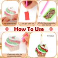 thumbnail image 4 of Llaveros navideños con diamantes Ferraycle de Art Craft Kit, 12 unidades, 4 of 6