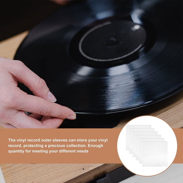unbranded 20Ud Protectores De Vinilo Con Adhesivo Para Guardar Vinilos En Colores Variados Y Resistentes