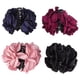 thumbnail image 5 of 4 pinzas grandes para el pelo con lazo de rosa y flor para mujer (rojo vino, negro, azul marino y rosa), 5 of 7