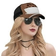thumbnail image 5 of Disketp Coffee Cafe Cup Print Trucker Hat Men Women - Mesh Baseball SnapBack Cap, 5 of 7