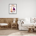 thumbnail image 2 of Stupell Industries Happy Halloween Seasonal Gnomes Graphic Art Black Framed Art Print Wall Art, Design by CAD Designs, 2 of 7