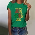 thumbnail image 2 of Women Casual T Shirt Graphics T-Shirt Round Neck Short Sleeve T Shirts, 2 of 4