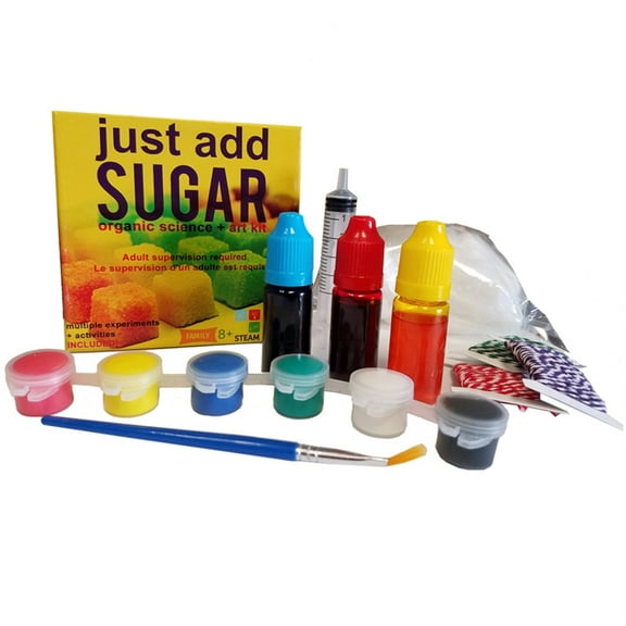 STEM Toys by Griddly Kids - Art & Science Kits for Kids Age 8-12 Fun & Educational Science Toys, Engaging Kids Activity Kit, Perfect Science Kit for Hands-on Learning (Just Add Sugar)