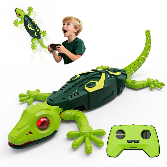 Wall Climbing Lizard,Rc Car Toys for Kids,Remote Control Cars,Wall Crawler Robot Geckos,Fun Kids Toys,Cool Stuff Gadgets 2026,Halloween Christmas Birthday Gifts for Boys Girls Teens Ages