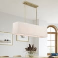 thumbnail image 2 of Livex Lighting - Summit - 4 Light Linear Chandelier In Transitional Style-17.5, 2 of 11