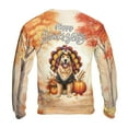 thumbnail image 2 of Happy Thanksgiving Golden Retriever Turkey Costume Pumpkins Autumn Leaves All Over Print 3D Sweatshirt Unisex Merch Goldens Dog Lover Gifts Idea - 13014, 2 of 6