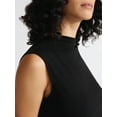 thumbnail image 4 of Sofia by Sofia Vergara Women's Mock Neck Ruched Tank Top, Sizes XS-XXXL, 4 of 5
