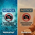 thumbnail image 5 of (2 Pack) Photography Prohibited Sign, 5 of 7