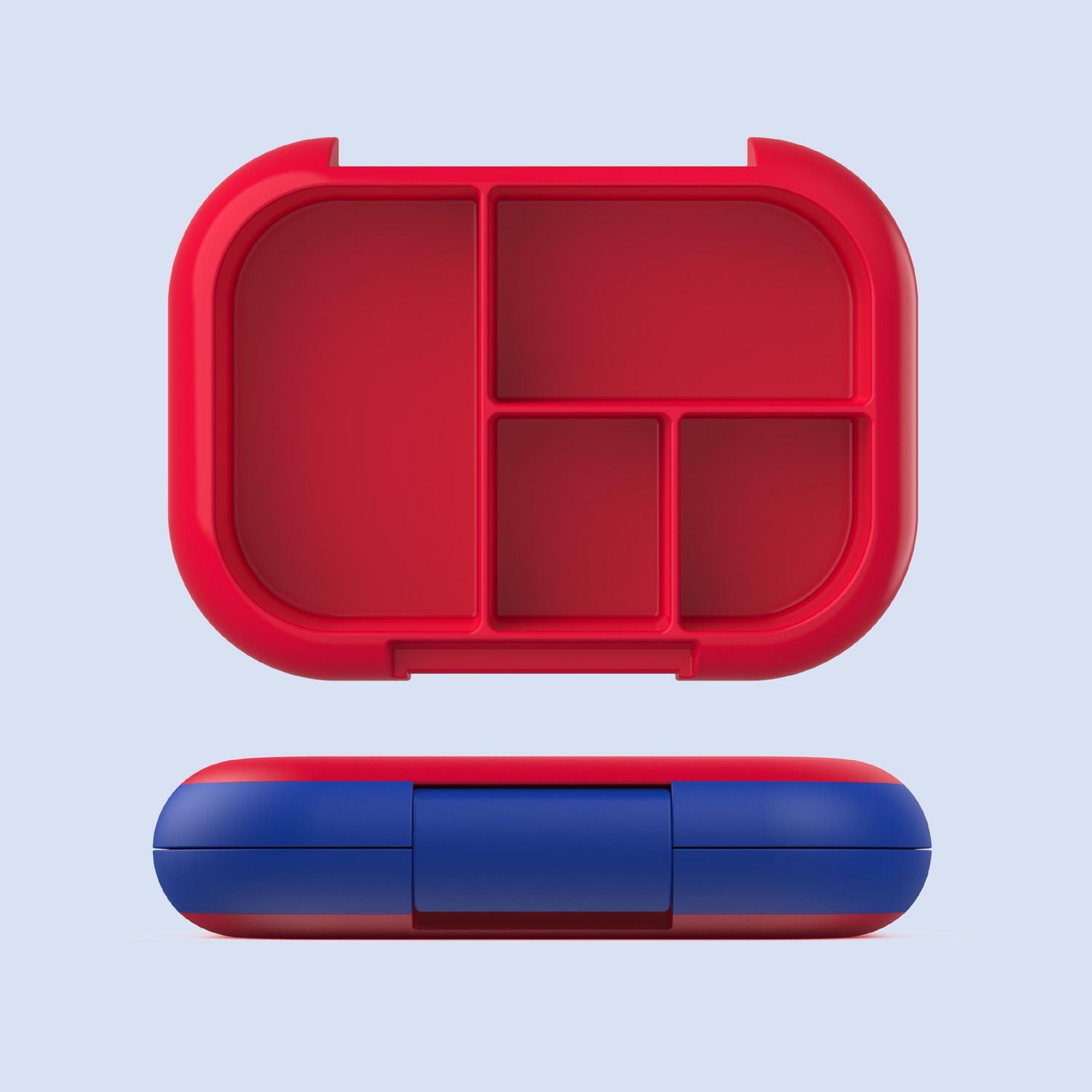 Bentgo Chill Bento-Style Kids Lunch Box - Removable Ice Pack - Red