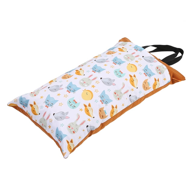 Bolsa de pañales de tela grande para colgar, impermeable, para ropa húmeda o seca, para guardar pañales y ropa sucia EF160