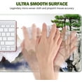 thumbnail image 3 of Large Gaming Mouse Pad, Extended Mouse Pad with Stitched Edge, XL Keyboard Mouse Mat Non-Slip Rubber Base Desk Pad 31.5x15.7inch for Office Home Game Work -Pine Tree Mountains, 3 of 6