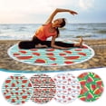 thumbnail image 1 of Xihbxyly Toalla de Playa Redonda de Microfibra, Ligera y Resistente a La Arena, con Estampados Artísticos Coloridos, Versátil Manta de Playa, Tapete para Piscina, Ideal para Viajes, Tamaño de 60 Pulg, 1 of 7
