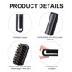 thumbnail image 4 of Cepillo para el Cabello con Cerdas de Jabalí Plegables de Viaje de 2 Pzas, Mini Herramienta para Peinar Barba y Cabello con Bolsillo Plegable para Mujer y Hombres (Negro), 4 of 7