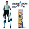 Original Walkaroo Steel Stilts by Air Kicks with Ergonomic Design for Easy Balance Walking, Assorted Colors (Blue or Red)
