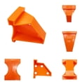 thumbnail image 4 of SPACER PLÁSTICO SPACER Universal Portátil Portátil Portátil Laminado Madera Suelo de madera Instalación Herramienta Accesorios Anaranjados 20 Piezas seitruly TO001429-03, 4 of 7
