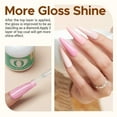 thumbnail image 3 of AZUREBEAUTY 2 Combined into1 Dip Powder Base & Top Coat with Activator, 0.5oz/Bottle, Fast Drying, No Lamp Needed, for Nail Kit, 3 of 7