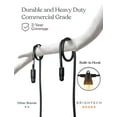thumbnail image 4 of Brightech Ambience Pro Cadena de luces solares para exterior – Super brillante control remoto color ajustable cadena de luz al aire libre – Cadena de grado comercial 12 bombillas LED impermeables para, 4 of 8