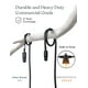 thumbnail image 4 of Brightech Ambience Pro Cadena de luces solares para exterior – Super brillante control remoto color ajustable cadena de luz al aire libre – Cadena de grado comercial 12 bombillas LED impermeables para, 4 of 8