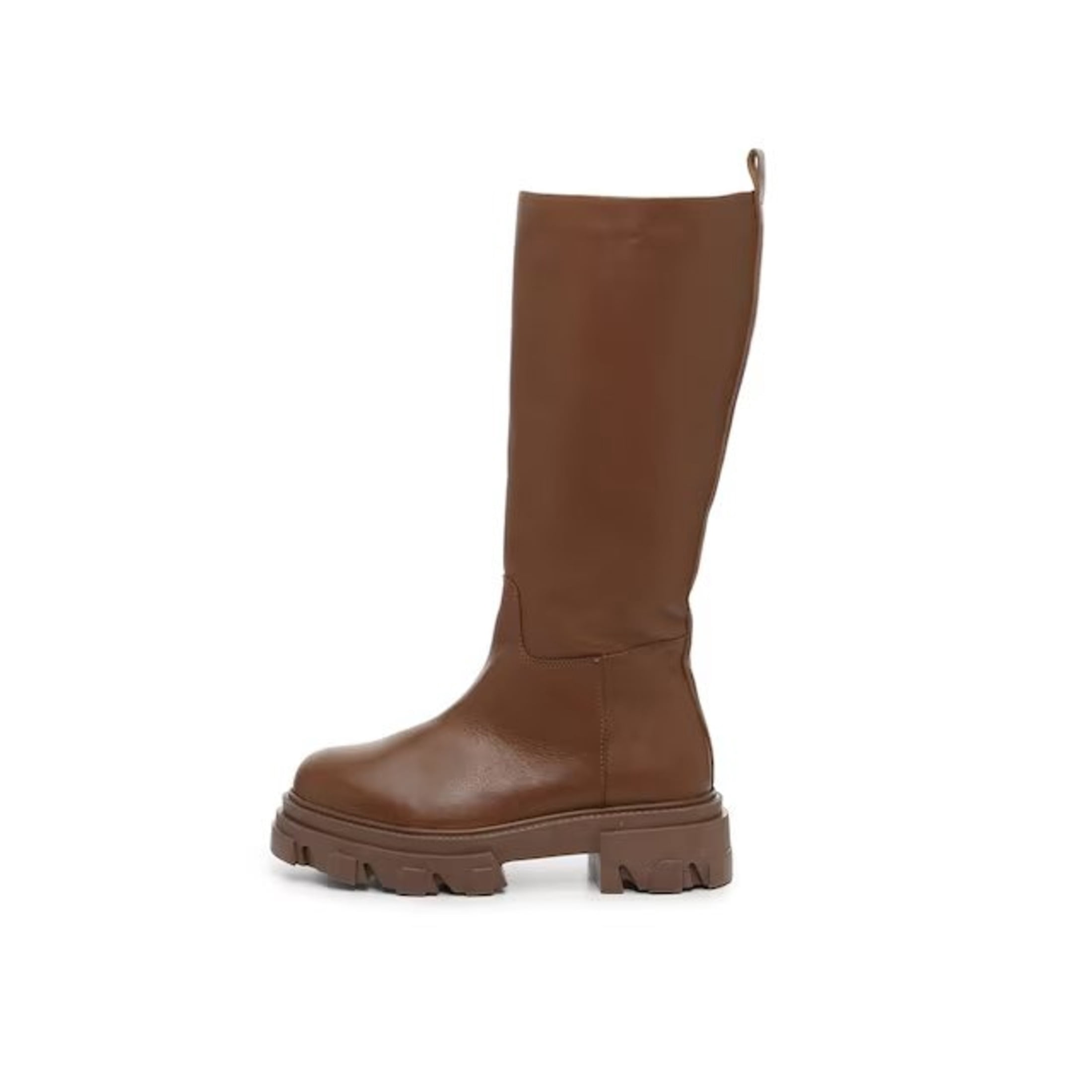 Steve Madden Boots Size 10.5 Cognac Leather REID Cognac Lace-Up Lug Men main image 3