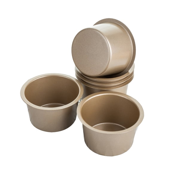 6pcs Cupcake Pan Muffin Tray Heat Resistant Carbon Steel Cake Baking Mold Nonstick Dessert Bakewares Kitchen Gadgets