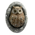 thumbnail image 2 of Statue d'Arbre Hibou de Jardin Figurine en Résine Poly Certifiée Décoration de Bureau, 2 of 6