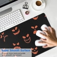 thumbnail image 4 of Long Mouse Pads for Desk,Spooky Pumpkin Faces Halloween Pattern Desk Mats on Top Of Desks, Desk Mouse Pad Extra Large with 3mm Non-Slip Base and Stitched Edge for Gaming,Office,Work,Home 31.5x11.8in, 4 of 5