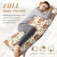 thumbnail image 2 of Capybaras Body Pillow Pillowcase One Size Body Pillow Cover with Hidden Zipper Body Pillow Case Gifts for Women Men Boys Girls, 2 of 6