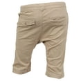 thumbnail image 3 of Ma Croix Mens Summer Twill Cargo Shorts Casual Flat Front Classic Fit, 3 of 3
