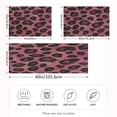 thumbnail image 4 of Deep Red Leopard Pattern Queen Size Satin Pillowcase 30''x20'' Double-Sided Print Soft Wrinkle Resistant, 4 of 9