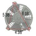 thumbnail image 2 of Derale 5" 315 CFM High Output Electric Cooling Fan P/N 33600, 2 of 5