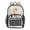 Seahorse and Coral, variant on PVC Transparent Backpacks Clear Backpack for Travel and Outings Hand-drawn Shell Pattern
