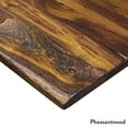 thumbnail image 5 of Desky Hardwood L-Shape Sit Stand Desk - Saman / 72 X 30 X 70 X 24 Inches / White, 5 of 7