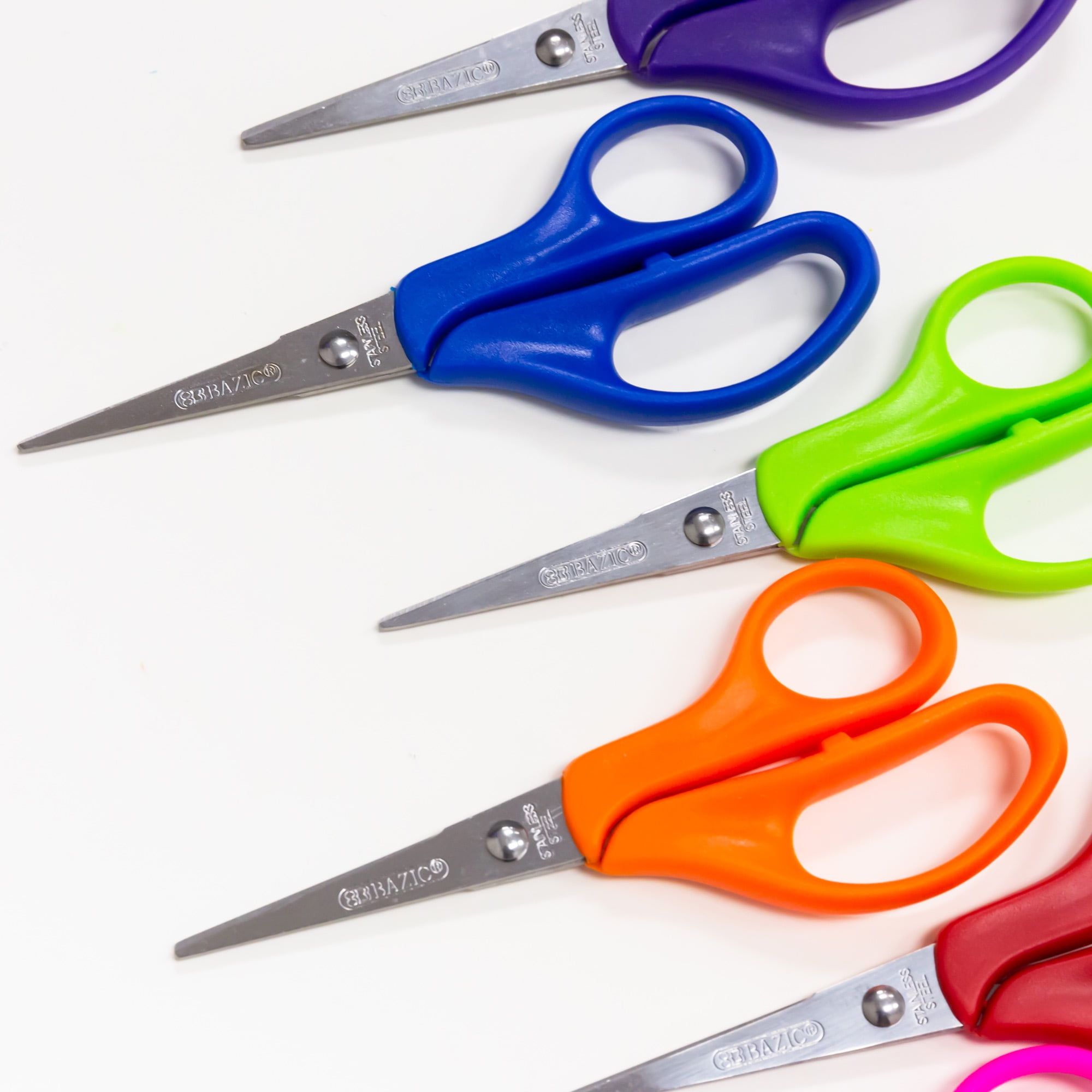 Bazic Products 307011-24 5 in. Pointed Tip School Scissors