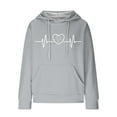thumbnail image 3 of Cameland Hauts pour Femmes Manches Longues Automne Hiver Sweat à Capuche Pull Confortable, 3 of 3