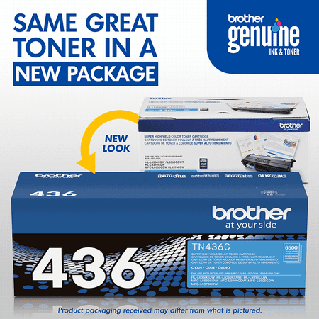 Brother - TN436C Super High-Yield Toner Cartridge - Cyan