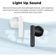 Black Shark Lucifer T9 Bluetooth Headphones, Dual Microphones with Environmental Noise Cancellation, 13mm Dynamic Driver, Bluetooth 5.3, IPX4 Waterproof, Up to 40hrs Gaming Earbuds - (Black)