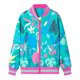 thumbnail image 1 of Gibobby Chamarra acolchada para niñasChaqueta para niñas, chaqueta ligera de otoño, chaqueta cortavientos con estampado de finas para niños con cremaller(Verde, 6-7 Años), 1 of 5