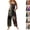 #01 Gray, variant on Womens Halloween Costume Ghost Print Jumpsuit Sleeveless One Piece Romper Wide Leg Pants Adjustable Strap Cute Funny Party Outfit,#01 Multicolor,S