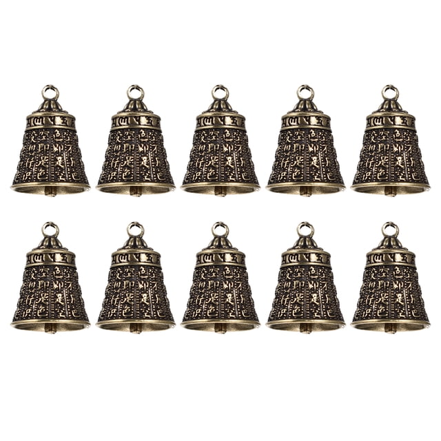 10 Pcs Cloches Décoratives pour Chat Cloches en Laiton Rétro Résistantes à l'Usure Accessoires pour Animaux