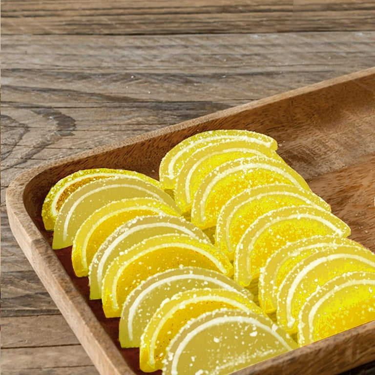 NY SPICE SHOP Lemon Jelly Fruit Slices - 3 Pound - Jelly Fruit Slices -  Jelly Slices Candy 