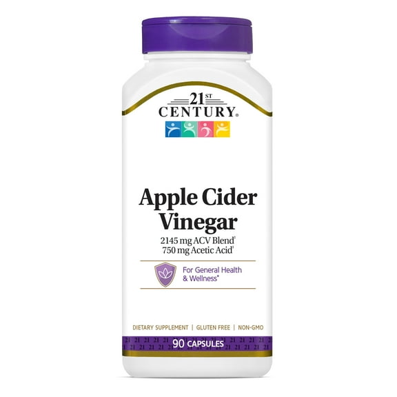 21st Century Apple Cider Vinegar, 90 Capsules